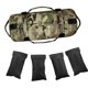 thumbnail image 5 of Bolsa pesada sin bolso de arena liviano portátil con manijas prácticas para hacer ejercicio para hacer ejercicio de pesas gimnasios interiores al aire Caqui, 5 of 8