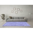 thumbnail image 3 of Ahgly Company Indoor Rectangle Abstract Blue Contemporary Area Rugs, 2' x 5', 3 of 4