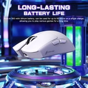 ATTACK SHARK X11SE Wireless Gaming Mouse, PixArt PAW3311 Gaming Sensor, BT/2.4G Wireless/Wired, 65 Hours Battery, Upgrade BK52820 Chip