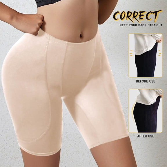 Aueoeo Shapewear Shorts Body Shaper Plus Size Bodysuit Shorts Seamless High Waist Athletic Sports Shorts With Butt Lift L