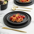 thumbnail image 4 of Stone Lain Coupe Dinnerware Set, Service For 8, Black Matte, 4 of 5