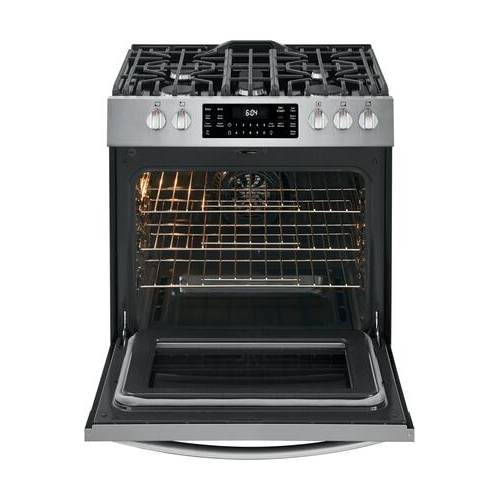 Frigidaire FGGH3047VF 30 Gallery Series Gas Range with 5 Sealed Burners griddle True Convection Oven Self Cleaning Air Fry Function in Stainless Steel - image 8 of 14