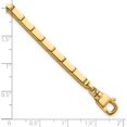 thumbnail image 3 of Inspired Ethereal Elegant Herco 14K Polished Fancy Rectangular Bar Link Bracelet Dazzling Captivating Vibrant, 3 of 5
