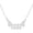 A, variant on Butterfly Number Necklace Silver