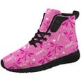 thumbnail image 5 of Aidianart Womens Breast Cancer Awareness High Top Sneakers High Top Shoes Size 8.5, 5 of 5