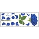 thumbnail image 1 of Vinilos decorativos de rosas para baño, sala de estar y dormitorio | Pegatinas de flores autoadhesivas removibles | Decoración de pared para azulejos, vidrio, espejos y muebles, 1 of 1
