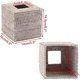 thumbnail image 2 of Caja cuadrada de ratán ZHAOCHENG organizador de pañuelos, 2 of 5