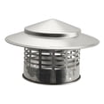 thumbnail image 3 of Lipstore Cap Ducting Pipe Outdoor Easy Install Flue Cap Fireplace Chimney Cap Outside Inner Dia 110mm, 3 of 8