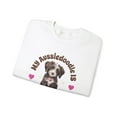 thumbnail image 3 of Adult Women Aussiedoodle Valentine Sweatshirt Valentine's Day Aussie Doodle, 3 of 4