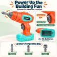 thumbnail image 4 of JoyStone Kids Tool Set with Electric Drill, DIY STEM Building Toys with Portable Toolbox, Pretend Play Construction Set for Boys and Girls Ages 3+, 4 of 10