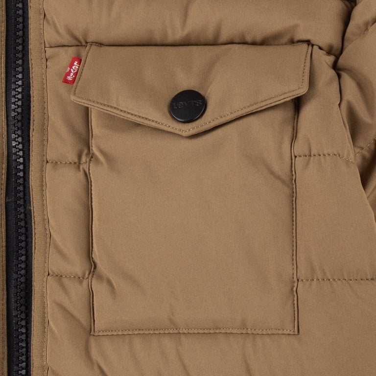 Levi's Boys' Heavyweight Puffer Jacket with Hood photo 3