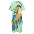 thumbnail image 4 of Nudibranch-vestido holgado de verano para mujer traje de noche con bolsillos, 4 of 6