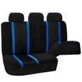 thumbnail image 4 of FH Group Sports Seat Covers Airbag Compatible and Rear Split Full Set Blue, 4 of 8
