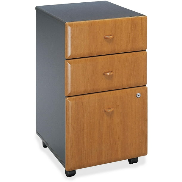 Bush 3 Drawers Vertical Lockable Filing Cherry