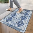 thumbnail image 3 of Farm Retro Blue Bohemia Welcome Doormat for Indoor/Outdoor Entrance Farm Retro Blue Bohemia Decoration Door Mat Kitchen Door Mat Bedroom Doormat 17x30 Inch, 3 of 6