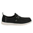 thumbnail image 2 of Hurley Men's Size 9, Lightweight Canvas Casual Shoes, Black, 2 of 6