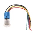 thumbnail image 1 of Interruptor de Botón de Cuerno Momentáneo Yotijar LED de 19 Mm Azul, 1 of 7