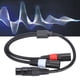 thumbnail image 5 of Cable Masculino de 5 Pines XLR A DOBLE DE 3 PINES XLR, CABLE DE COBRE SIN OXÍGENO DE AUDIO XLR Splitter., 5 of 7