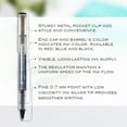 thumbnail image 4 of BAZIC Dayton Black Rollerball Pen 0.7mm w/ Regulator, (3/Pack), 24-Pack, 4 of 7