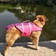thumbnail image 4 of Chaleco salvavidas para perros, sirena de tiburón, chaleco salvavidas para perros, traje de baño de seguridad con mango de rescate para flotación de cachorros Ripstop, 4 of 5