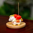 thumbnail image 4 of Diffuseur d'Encens Zen Maison Salon Bois d'Agar Résine Petit Support d'Encens Cheval + Plateau Ornement de Noël Flocons de Neige Paquet d'Ornements Flocon de Neige Ornement de Noël Ensemble d'Ornements avec Dessus Surdimensionné, 4 of 4