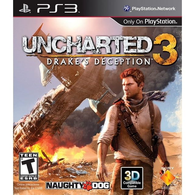 Uncharted 3: Drake's Deception ps3 naughty PS3