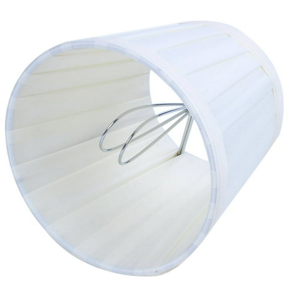 Fabric Chandelier Lampshade Holder Clip on Sconce Beside Bed Lamp Light, light yellow