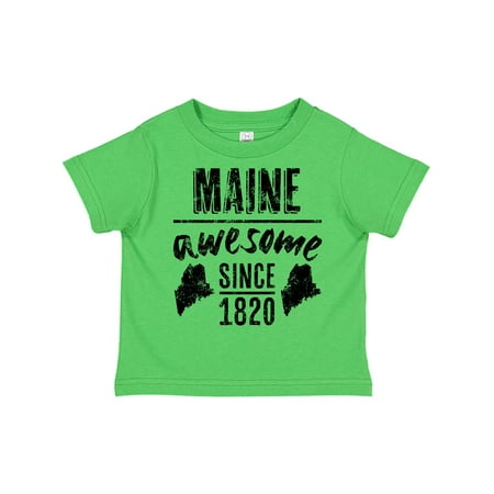 

Inktastic Maine Awesome Since 1820 Gift Toddler Boy or Toddler Girl T-Shirt