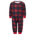 thumbnail image 2 of Hirigin Family Christmas Pajamas Matching Sets, Long Sleeve Elk Print T-shirt with Plaid Pants Sleepwear Loungewear, 2 of 7