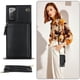 thumbnail image 1 of Funda de teléfono de cuero con cremallera para Samsung Note 20 Ultra 10 + 9 S20 FE S10 S9 Plus S10E A90, Cartera de bolsillo de lujo para mujer qiuyongming unisex, 1 of 2