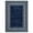 Navy Blue, variant on GlowSol 9' x 12' Area Rug Modern Bordered Rug Floral Washable Rugs Low Pile Non-Slip Rugs for Living Room Bedroom, Red
