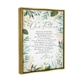 thumbnail image 3 of Stupell Industries Our Father Religious Prayer Religious Painting Gold Floater Framed Art Print Wall Art, 3 of 6
