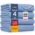 thumbnail image 1 of Almohadillas lavables Utopia Bedding, impermeables, 34 x 52 cm (paquete de 4), 1 of 7
