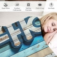thumbnail image 3 of COMIO Nautical Anchor Gifts for Women Men Christmas Birthday Presents Retro Ocean Theme Decor Adults Bedroom Soft Plush Cozy Sherpa Throw Blanket for Couch Sofa, 3 of 6