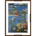 thumbnail image 5 of Art.com Water Lilies No. 3 Art Print by Claude Monet, Brown Frame Wall Art, 21" x 29", 5 of 5