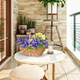 thumbnail image 5 of Outdoor Woven Flower Pot For Picnic Gardening And Storage Handmade Natural Rattan Planter, 5 of 5