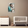thumbnail image 2 of ZHONGYUTONG Jesus and Virgin Mary Canvas Wall Art Holy Family Picture Christian Painting Catholic Poster for Churches Decor Framed (16.00" x 24.00"), 2 of 5