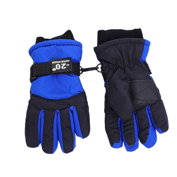 CZHQWE Kid Gloves Toddler Winter Gloves Kids Waterproof Mittens Thicken Toddler Winter Snow Gloves Warm Ski Gloves For Girls Boys 6-10 Years