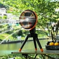 thumbnail image 5 of EUDIDV Portable Lighted Fans​ Shakeable Head Outdoor Fan Light, Large Capacity Foldable Tripod Fan, Camping Tent Fan;Fans with Illumination, 5 of 7