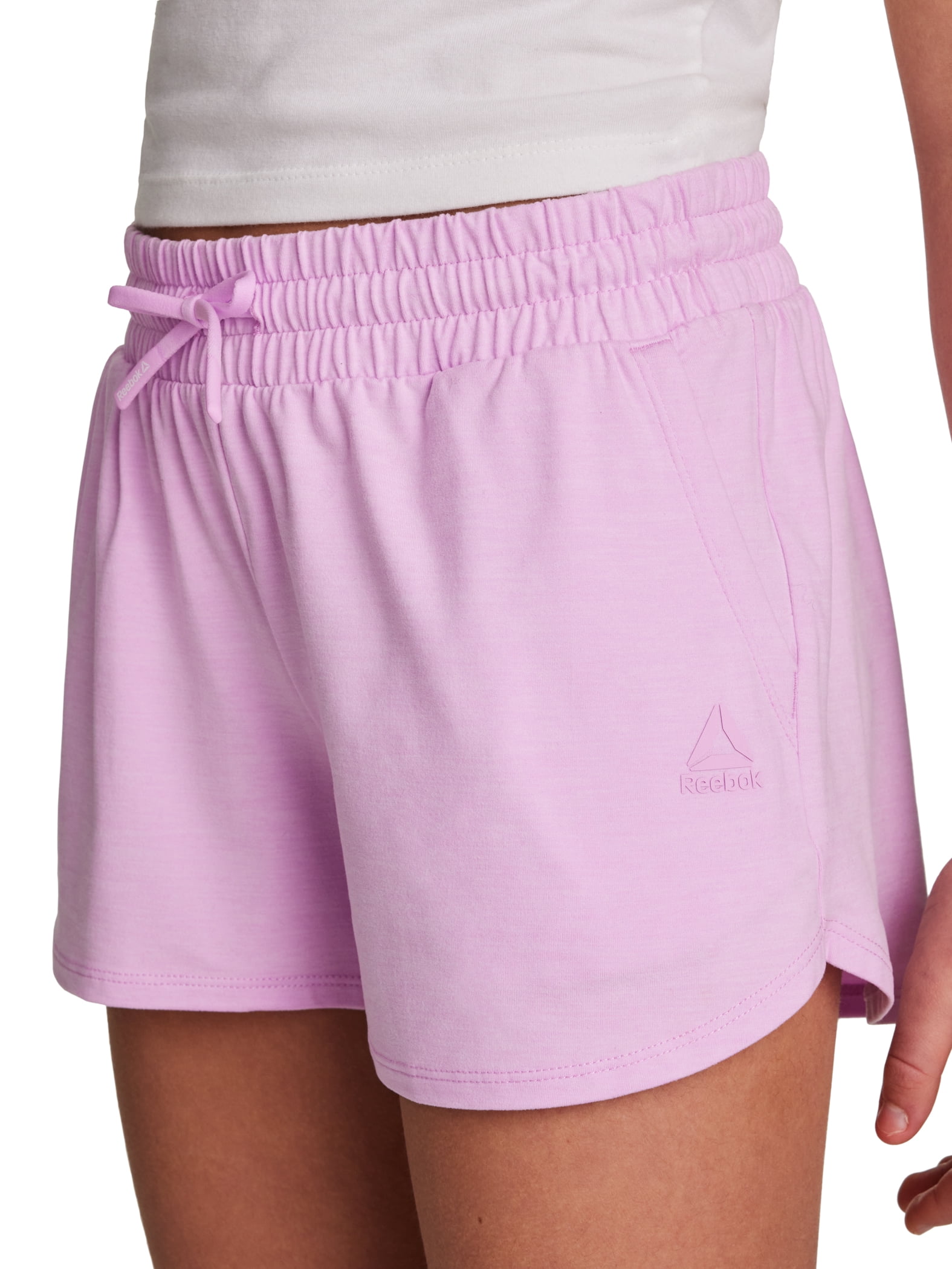 Reebok Girl’s Performance Legacy Gym Short, Moisture-Wicking, Sizes 4-18