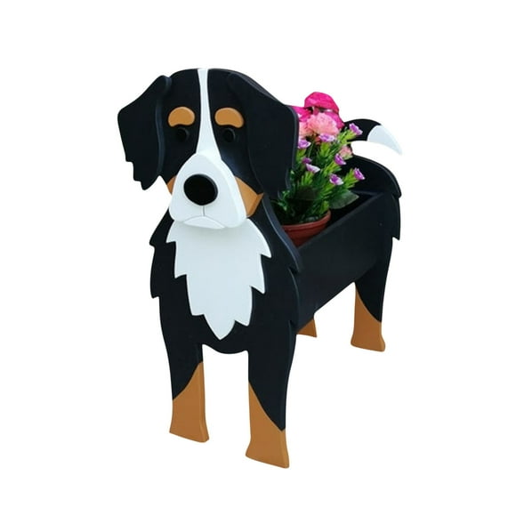 Small Storage Containers Dog Shaped Flowerpot Garden Succulent Plant Flowerpot Lovely Dog Storage Container for Outdoor Plants Dog Flowerpot Outdoor Plant Pots,Outdoor Storage Container