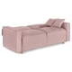 thumbnail image 5 of Sofá Cama Makora Abbot Palo de Rosa Lino Memory Foam Respaldo con Reclinable de 3 Posiciones, 5 of 8