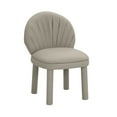thumbnail image 2 of TOV Furniture Aliyah Grey Vegan Leather Dining Chair, 2 of 8