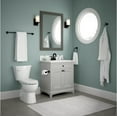 thumbnail image 5 of Delta Lorna Wall Mounted Pivot Arm Toilet Paper Holder Bath Hardware Accessory in Matte Black, 5 of 8