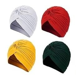Pagri Bonnet Turban pour Cheveux