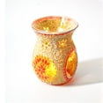thumbnail image 5 of Billuyoard Quemador de cera aromática, quemador de aceite de vidrio, difusor de aceite esencial hecho a mano único, calentador de cera, difusor Iluminación y accesorios Naranja, 5 of 5
