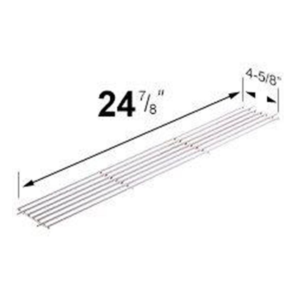 BBQ Grill er Grill Grate Nickel/Chrome Plated Warming Rack 24 7/8" x