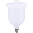 thumbnail image 1 of Bote para pistola rociadora, 600 ml Bote para taza de aerógrafo Conector de rosca macho Accesorios para herramientas neumáticas Taza de pintura con alimentación por gravedad para diseño de uñas p, 1 of 1