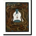 thumbnail image 2 of Historic Framed Print, [Two faces kissing with entwined art-noveau style hair].Peter Behrens, 17-7/8" x 21-7/8", 2 of 9