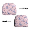 thumbnail image 4 of Goofa Butterfly Pattern 2 PCS Car Headrest Cover, Headrest Protector,Universal Interior Car Accessories, 4 of 6